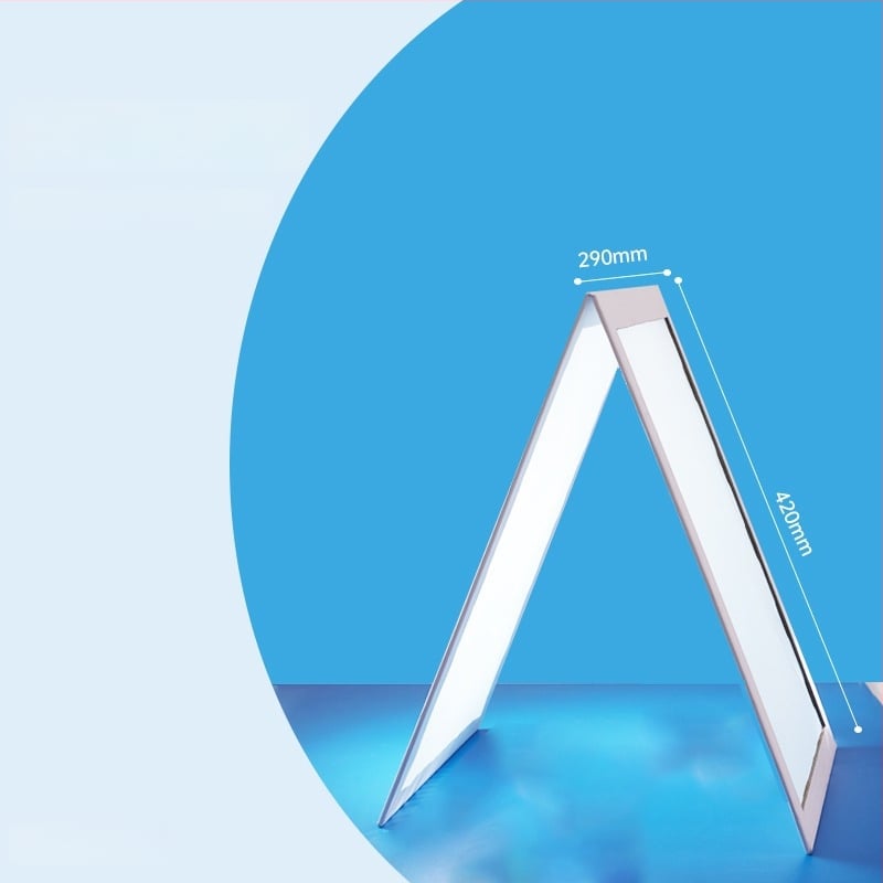 Salokāma gaismas difuzora plāksne rotaslietu fotografēšanai, PVC, 0.15 kg