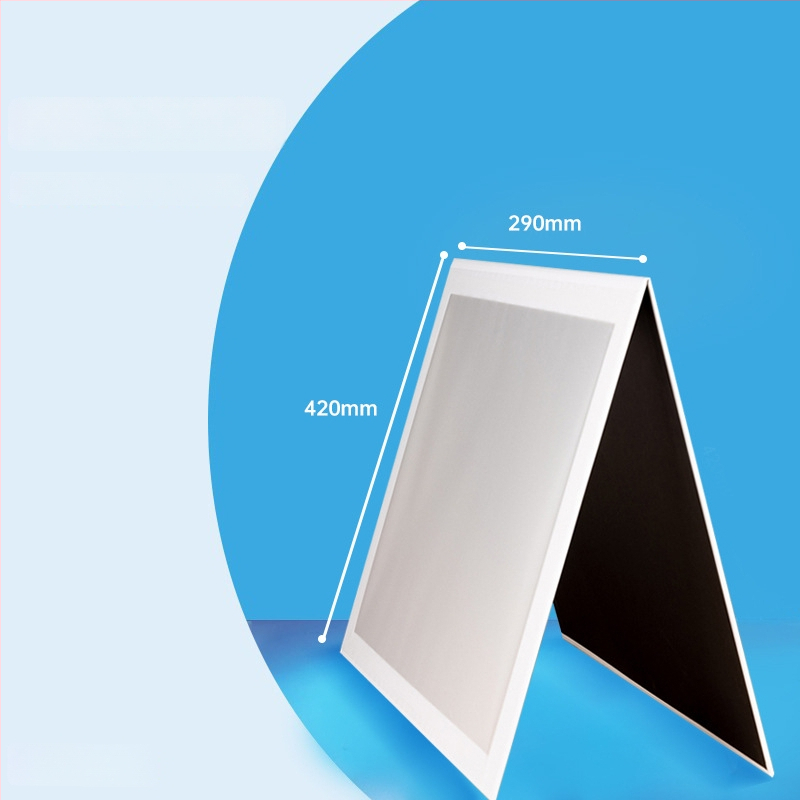 Salokāma gaismas difuzora plāksne rotaslietu fotografēšanai, PVC, 0.15 kg