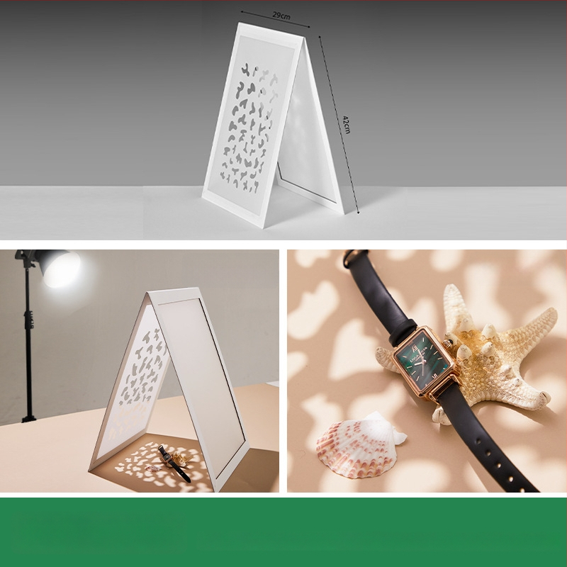 Salokāma gaismas difuzora plāksne rotaslietu fotografēšanai, PVC, 0.15 kg