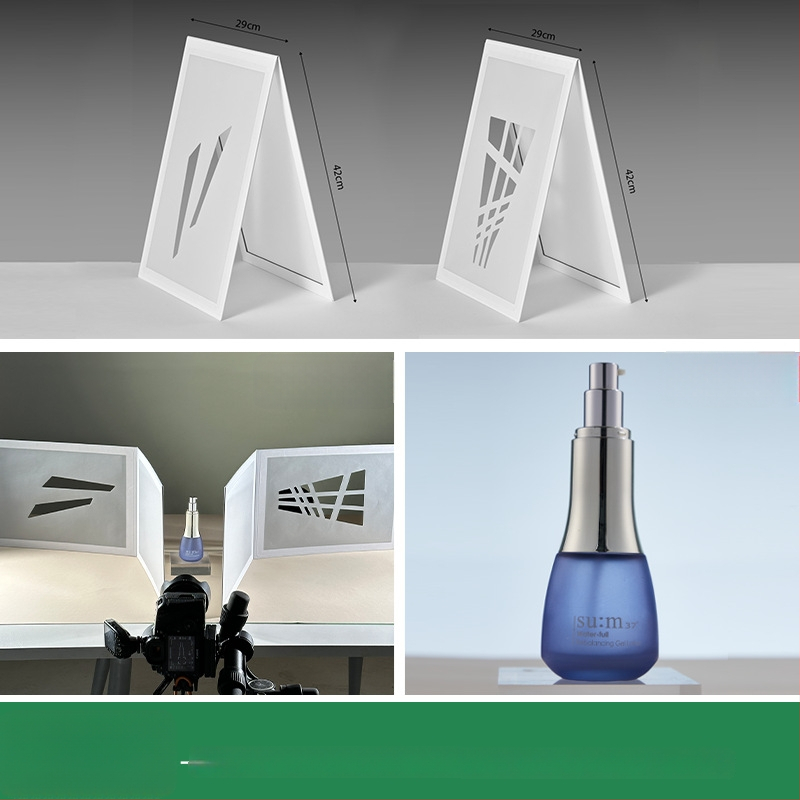 Salokāma gaismas difuzora plāksne rotaslietu fotografēšanai, PVC, 0.15 kg