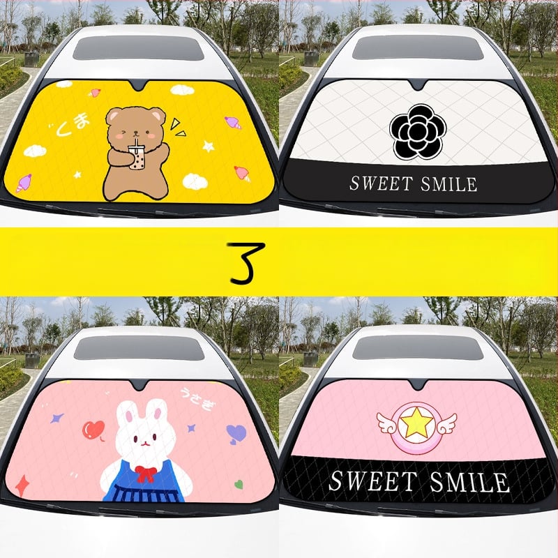 Ηλιοσκίαστρο αυτοκινήτου από Oxford ύφασμα, εγκατάσταση με βεντούζα, γενική εφαρμογή, εκτύπωση λογότυπου, προσαρμογή