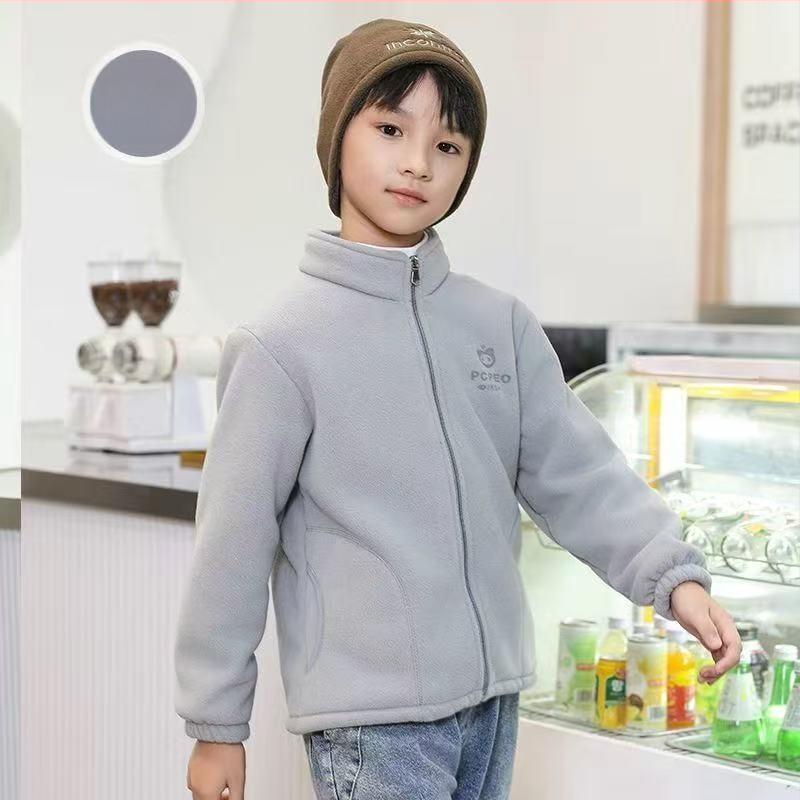 Unisex bērnu ārējā jaka ar fleece oderi, elpojoša, silta, izturīga, poliesters