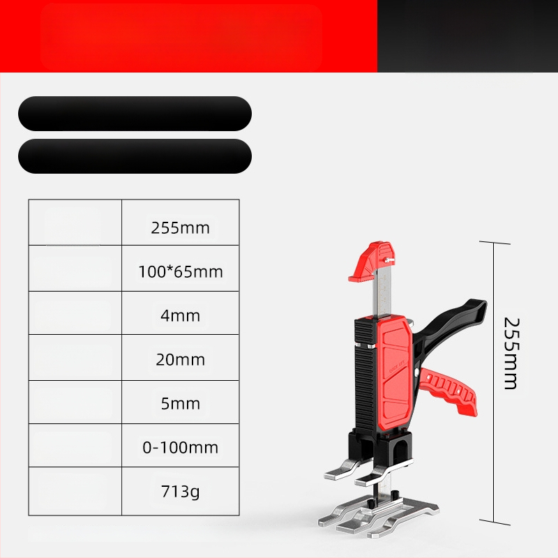 Ručni alat za podešavanje visine za postavljanje pločica i poravnavanje vrata – Cassiolo, karbonsko čelik, kućna uporaba