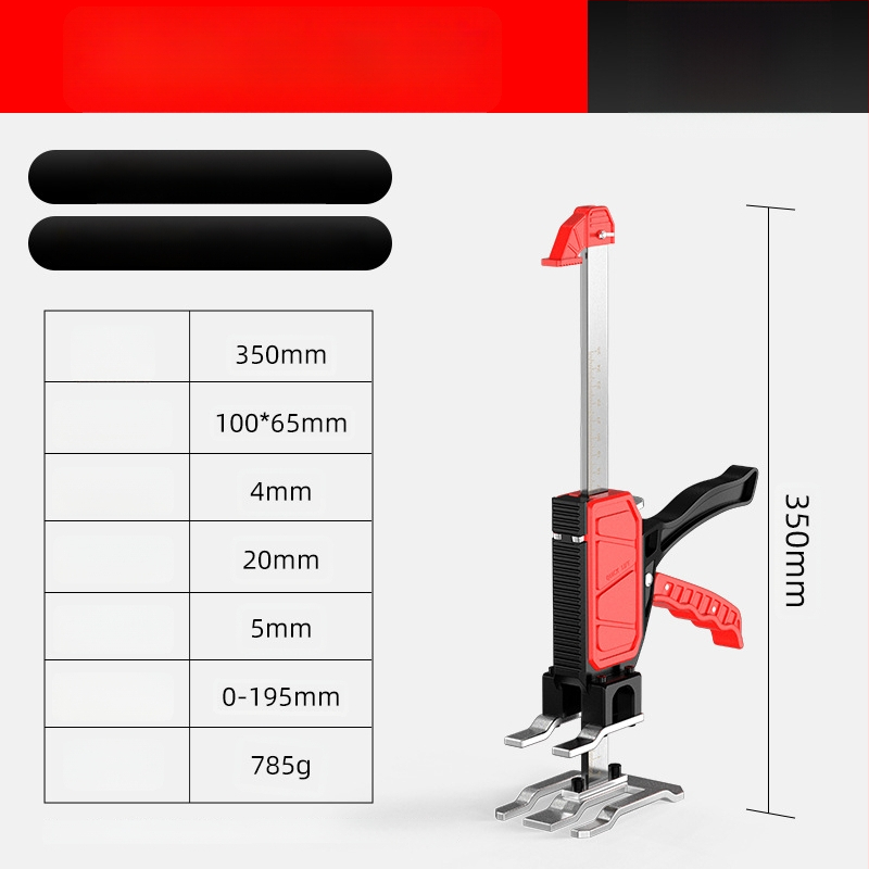 Ručni alat za podešavanje visine za postavljanje pločica i poravnavanje vrata – Cassiolo, karbonsko čelik, kućna uporaba