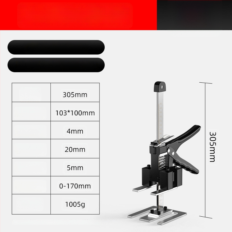 Ručni alat za podešavanje visine za postavljanje pločica i poravnavanje vrata – Cassiolo, karbonsko čelik, kućna uporaba