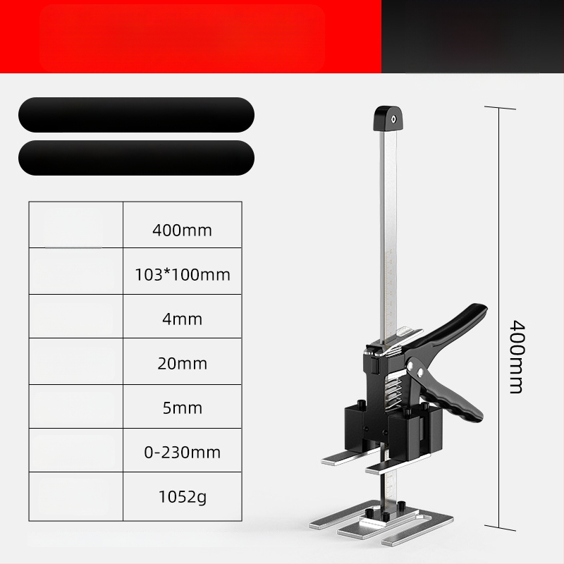 Ručni alat za podešavanje visine za postavljanje pločica i poravnavanje vrata – Cassiolo, karbonsko čelik, kućna uporaba
