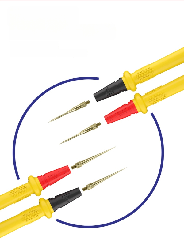 Testna olovka za multimetar s iglom od nehrđajućeg čelika i silikonskim držajem – univerzalni alat za demontažu za kućnu upotrebu