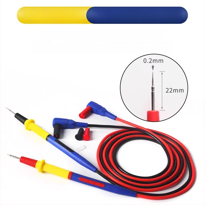 Testna olovka za multimetar s iglom od nehrđajućeg čelika i silikonskim držajem – univerzalni alat za demontažu za kućnu upotrebu