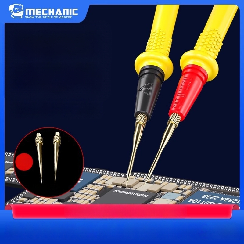 Probe olovka za multimetar s odvojivim vrhom od nehrđajućeg čelika, mekani silikon, otporan na visoke temperature, zamjenjiva igla