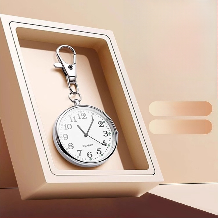 Egzamino kišeninis laikrodis su mechaniniu judėjimu, apvalus ciferblatas 40 mm, lydinio korpusas, įprastas stiklas