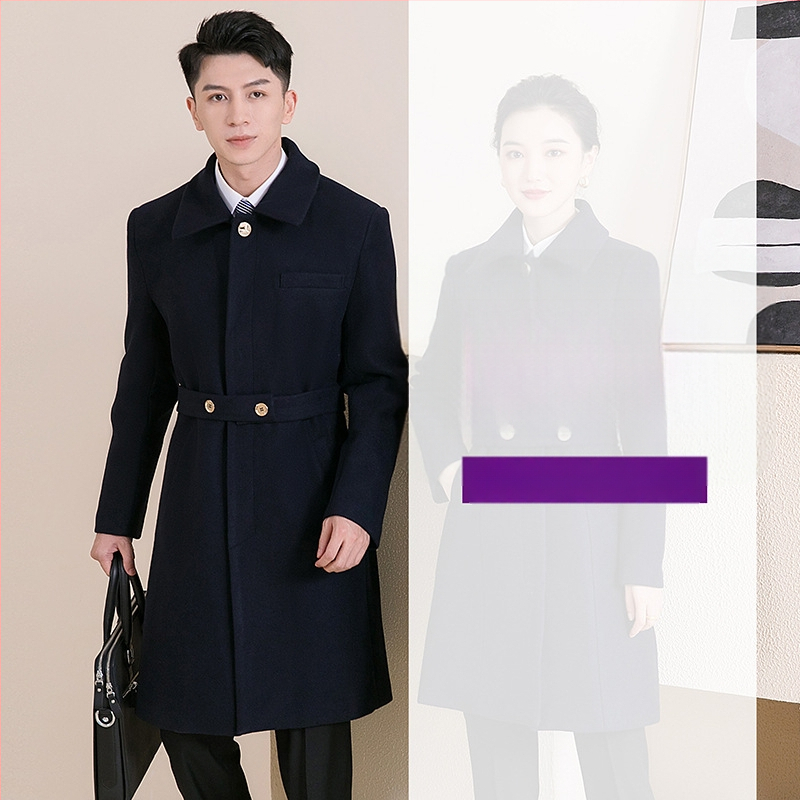 Γυναικείο tweed παλτό μεσαίου μήκους, μακριά μανίκια, μονόμπροστο κούμπωμα, με ζώνη, εξωτερικό ύφασμα 80% πολυεστέρας / 20% βαμβάκι, επένδυση 100% βαμβάκι