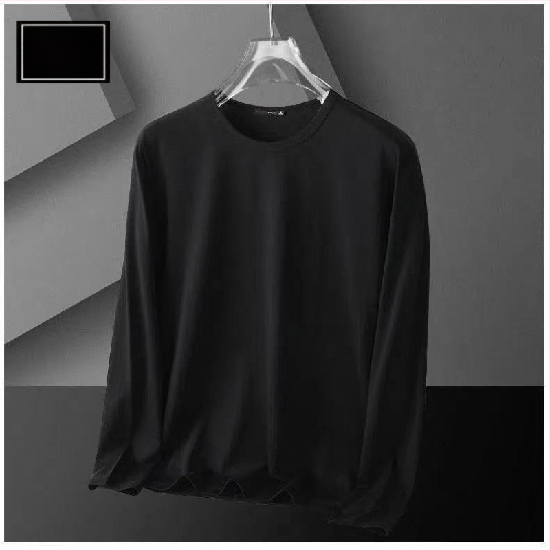 Korejas stilā garām piedurknēm T-krekls, modal audums, šaurs piegriezums (apļveida kakla izgriezums, visiem gadalaikiem)