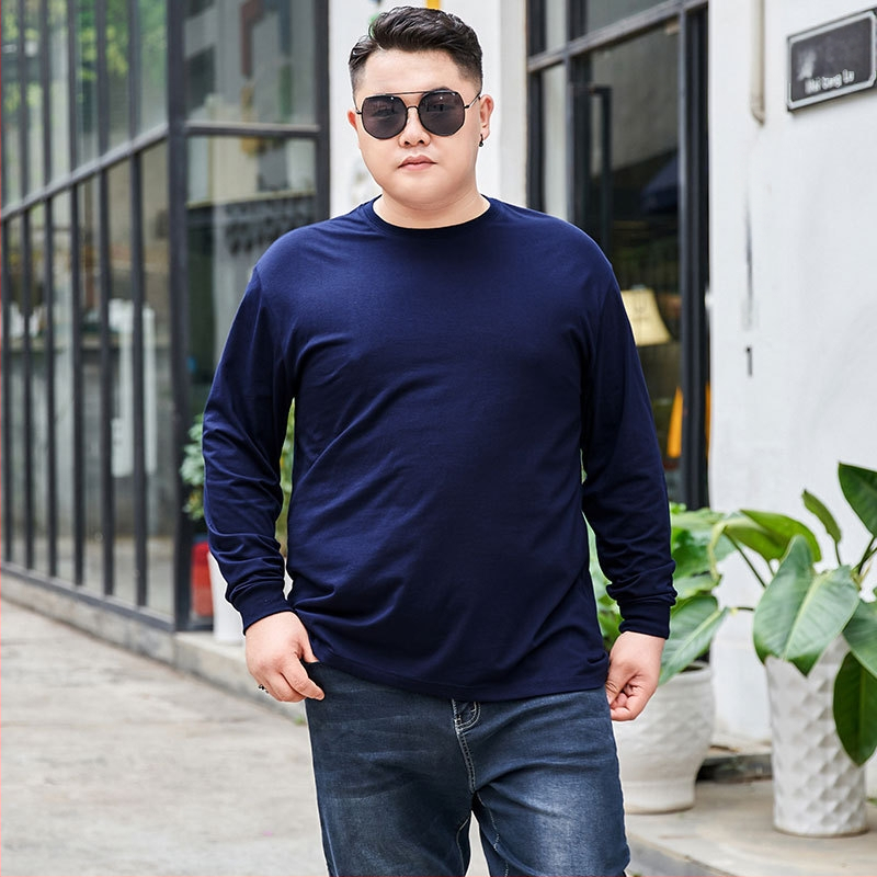 Garām piedurknēm T-krekls ar apaļu kaklu, 96% kokvilna, audums 180 g/m², brīvs piegriezums, piemērots pavasarim un rudenim