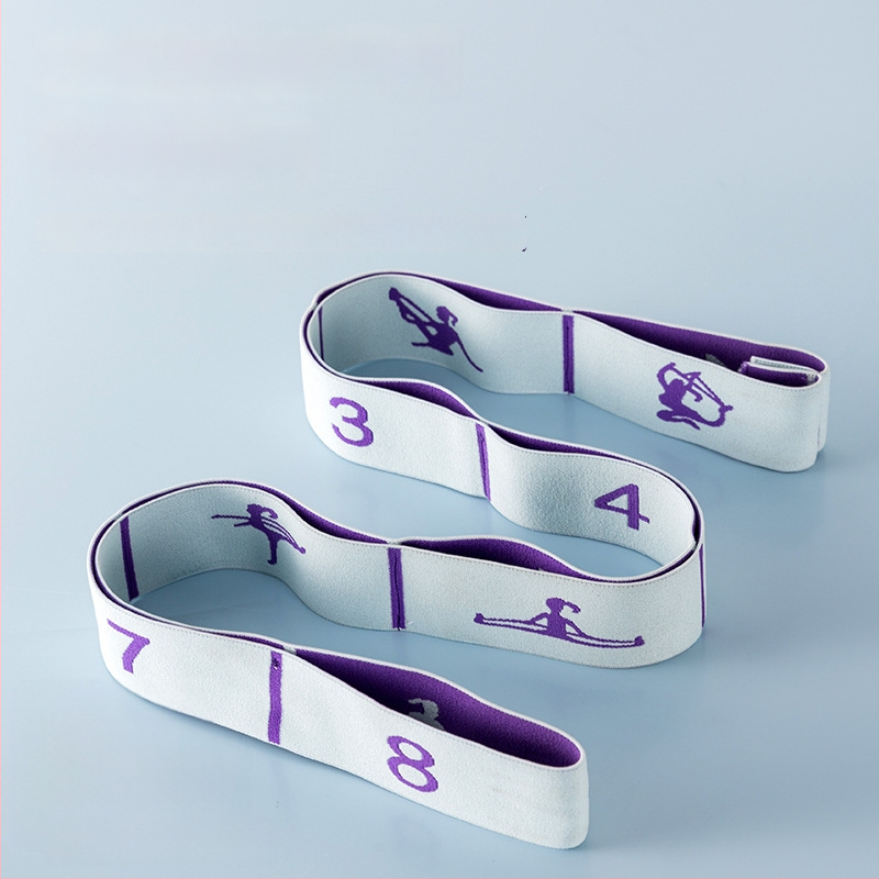 Joga elastična traka za otvaranje ramena, rastezna traka za plesne vježbe, visoka elastičnost, razine otpora 8/10/12