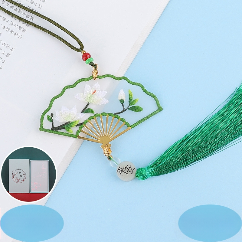 Siuvinėjimo komplektas užrašų knygelėms – Suzhou siuvinėjimas pradedantiesiems, automobilio puošmena, senovės Kinijos stilius