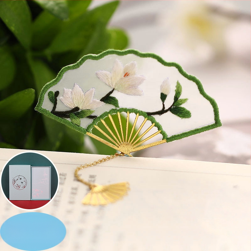 Siuvinėjimo komplektas užrašų knygelėms – Suzhou siuvinėjimas pradedantiesiems, automobilio puošmena, senovės Kinijos stilius