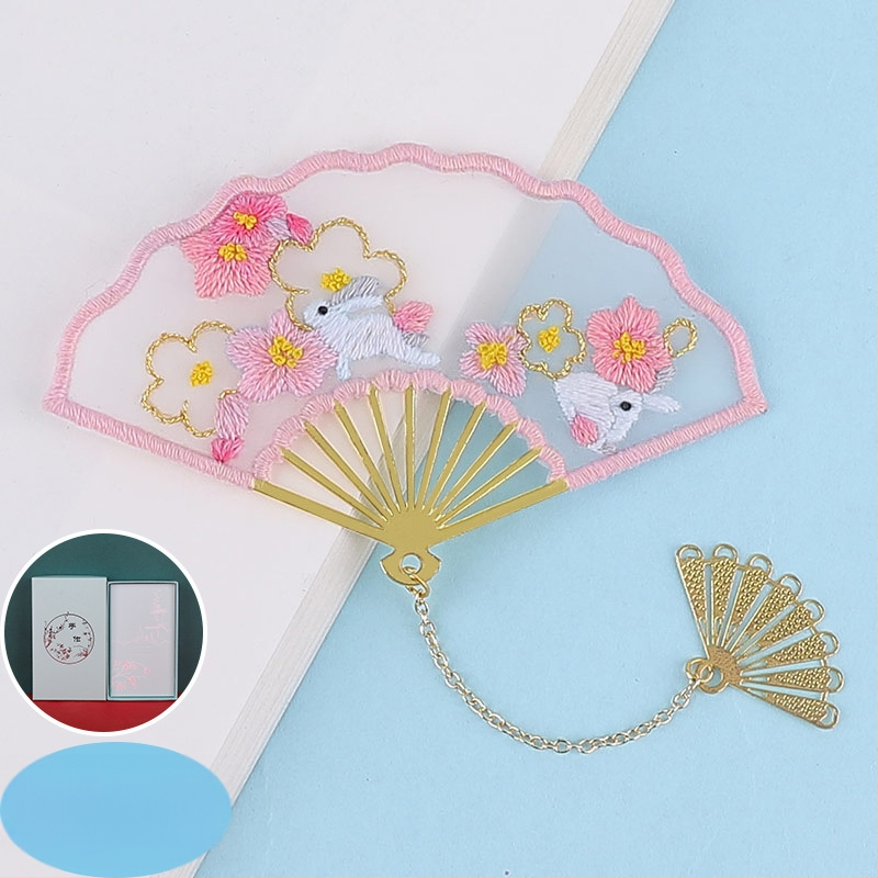 Siuvinėjimo komplektas užrašų knygelėms – Suzhou siuvinėjimas pradedantiesiems, automobilio puošmena, senovės Kinijos stilius