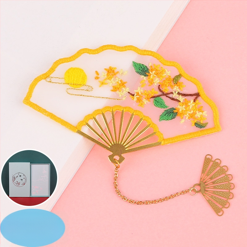 Siuvinėjimo komplektas užrašų knygelėms – Suzhou siuvinėjimas pradedantiesiems, automobilio puošmena, senovės Kinijos stilius