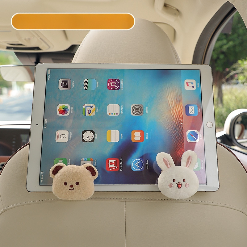 Auto istme seljatoe konks — nahk, karikatuurstiil, interjööride dekoratsioon