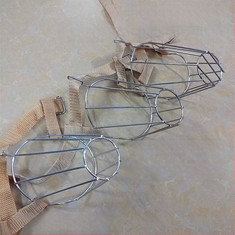 Μάσκα σκύλου από ανοξείδωτο ατσάλι με αντιδαγκωτική κατασκευή και δυνατότητα πόσης νερού