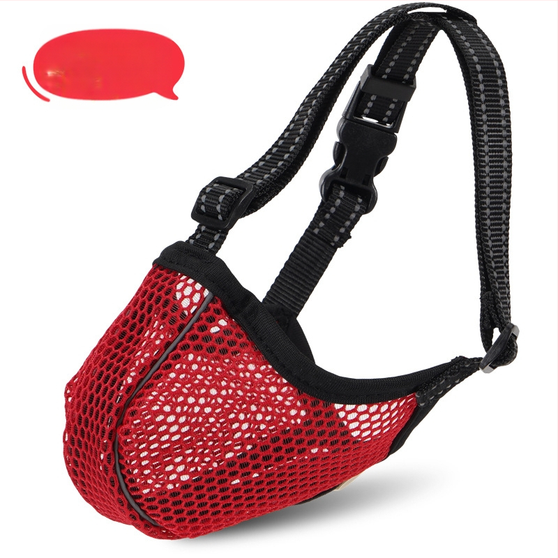 Move πολυεστερική μάσκα σκύλου, ρυθμιζόμενη, διαπνέουσα με δίχτυ, κατά του δαγκώματος, κατά του τρώματος και κατά του γαβγίσματος