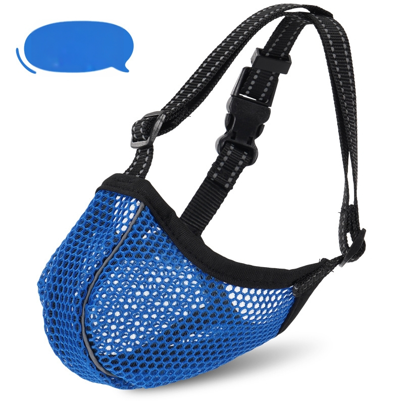 Move πολυεστερική μάσκα σκύλου, ρυθμιζόμενη, διαπνέουσα με δίχτυ, κατά του δαγκώματος, κατά του τρώματος και κατά του γαβγίσματος