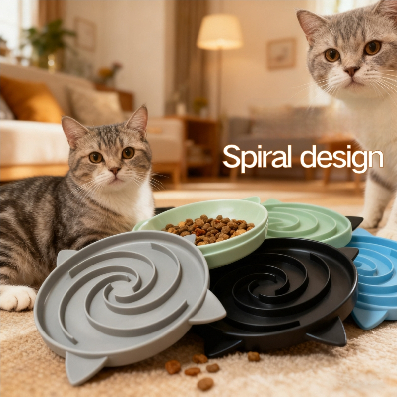 Μπολ σιλικόνης για αργή σίτιση κατοικίδιων με βεντούζα – αποτροπή ανατροπής και πνιγμού, μαξιλάρι γλείψιμο