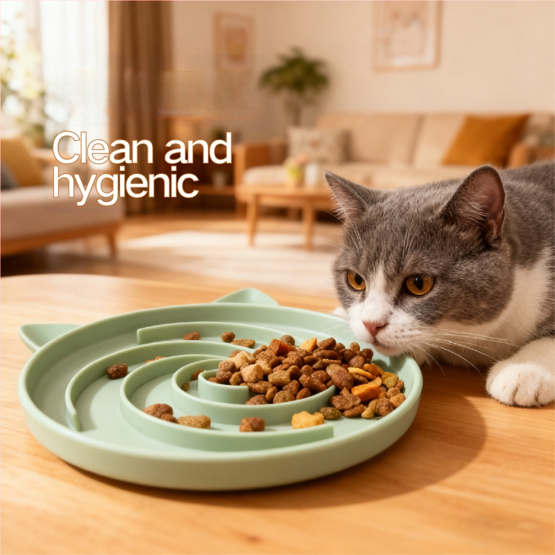 Μπολ σιλικόνης για αργή σίτιση κατοικίδιων με βεντούζα – αποτροπή ανατροπής και πνιγμού, μαξιλάρι γλείψιμο