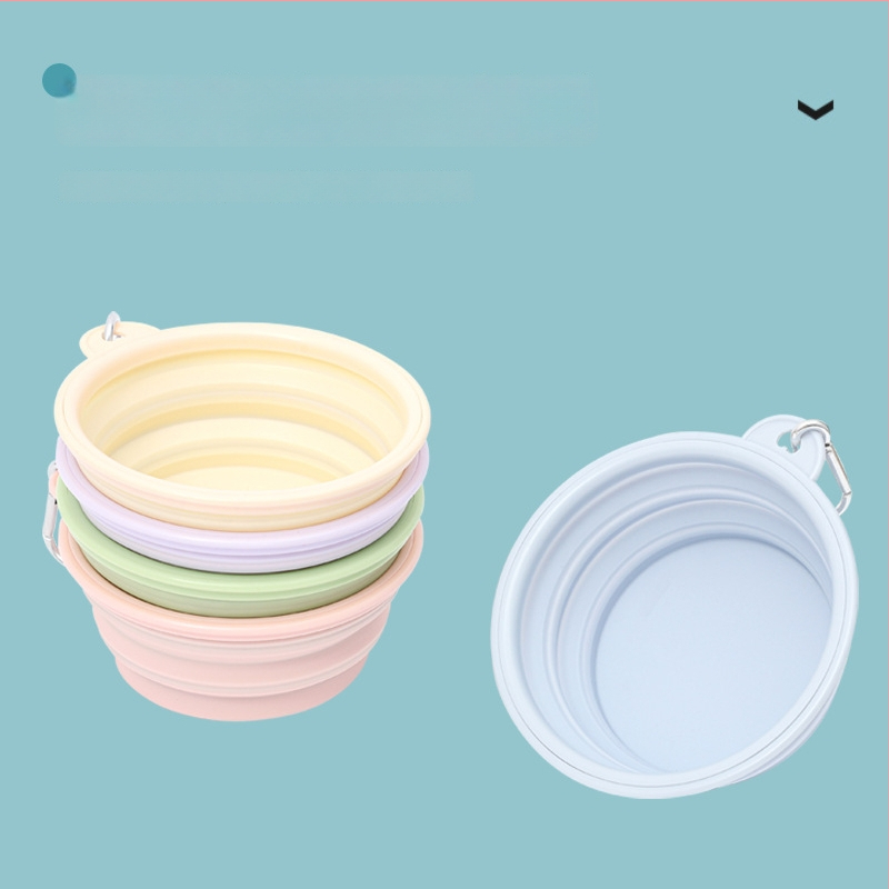 Pioneer silikon sklopiva posuda za psa s zaključavanjem – prijenosna posuda za hranu kućnih ljubimaca, kutija od 200 komada, nije uvezeno