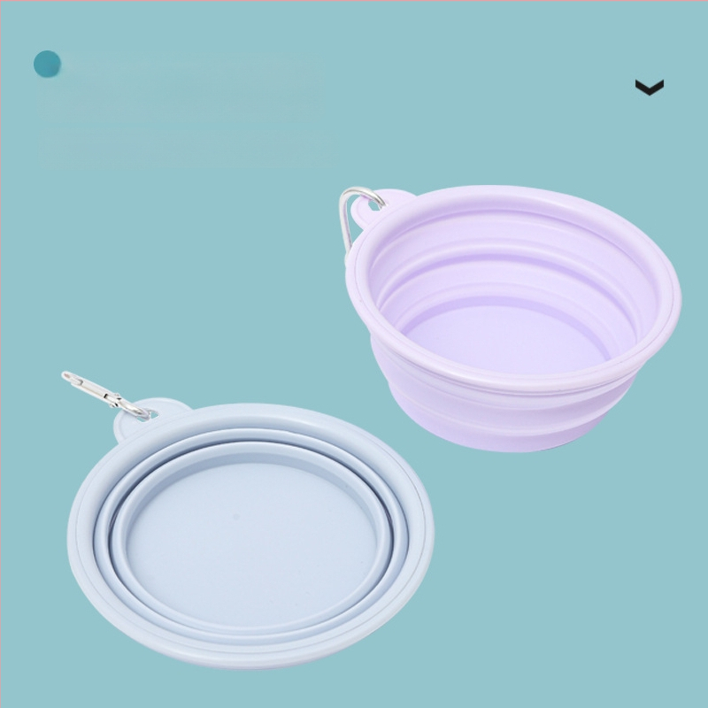 Pioneer silikon sklopiva posuda za psa s zaključavanjem – prijenosna posuda za hranu kućnih ljubimaca, kutija od 200 komada, nije uvezeno