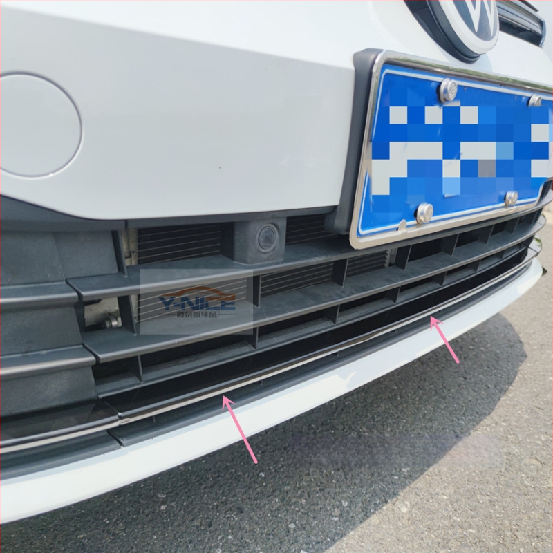 Golf 8 uzlīmju komplekts - priekšējais buferis, vidējā režģa sieta daļa, pārklājošā lente - Pr0 Warrior