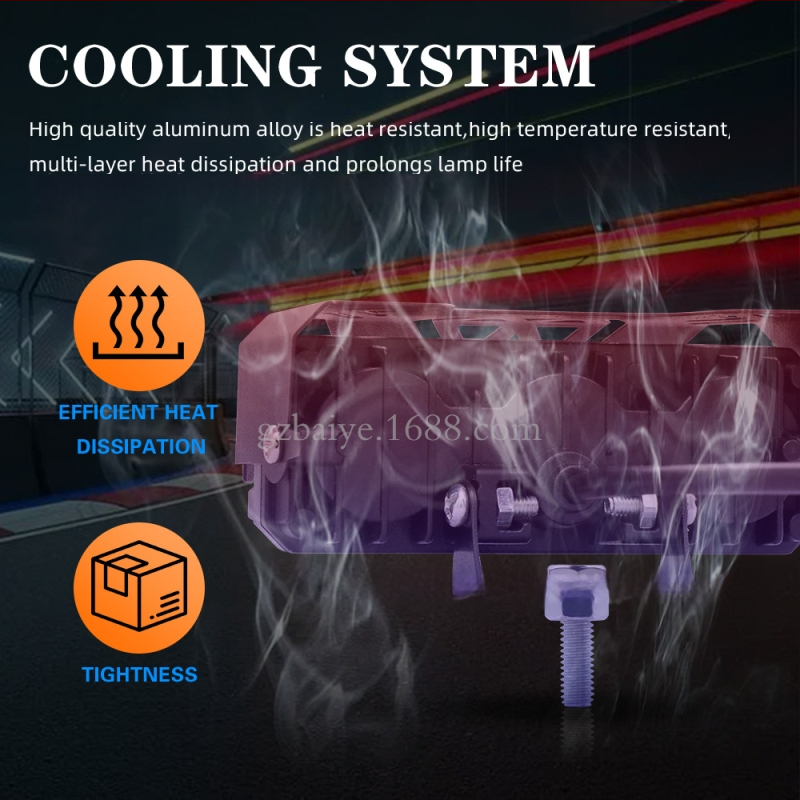 Motociklu prožektors, fokusējoša lēca, 30W, 9-80V, 3000 lm, IP67, aviācijas alumīnija korpuss
