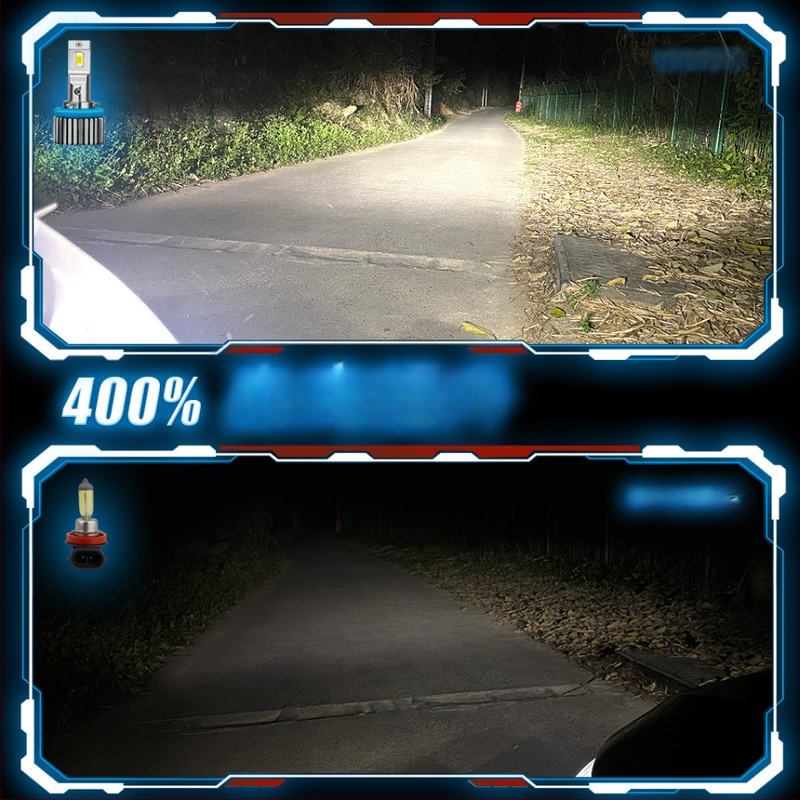 LED autófényszóró - 65W, 9-32V, 13000 lm, IP68, alumínium ház