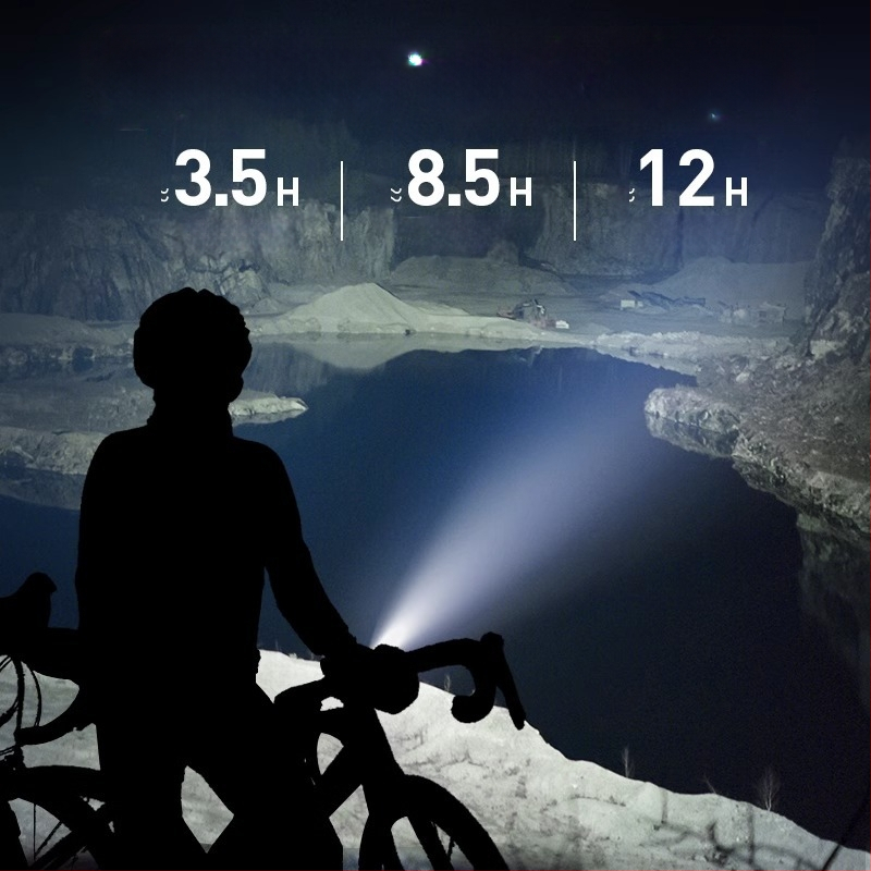 ROMARVEL RL-C Lumină frontală pentru bicicletă – Înaltă luminozitate pentru biciclete de munte și de drum