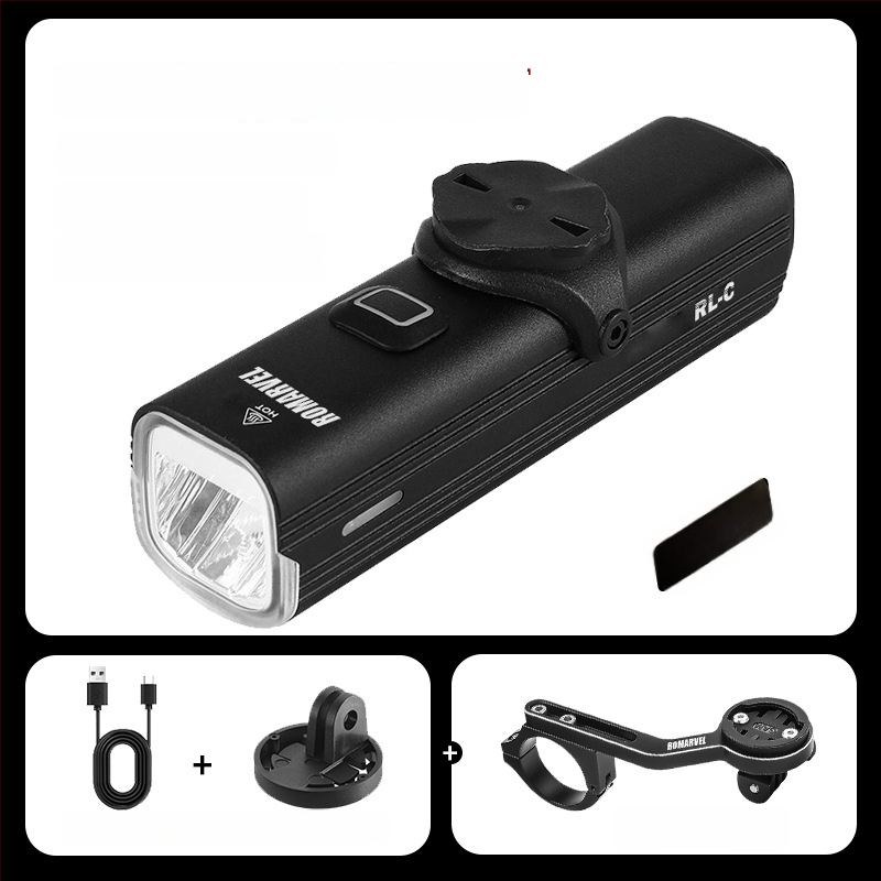 ROMARVEL RL-C Lumină frontală pentru bicicletă – Înaltă luminozitate pentru biciclete de munte și de drum