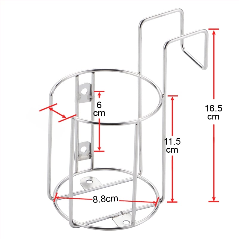 Metalni držač čaša u automobilu s izolacijom, montaža na stražnji dio sjedala, bez prilagodbe