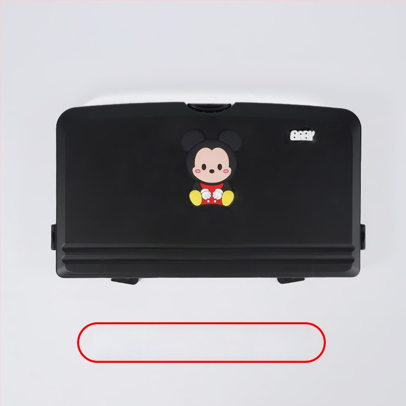 Sulankstomas automobilių galinės sėdynės valgomojo stalas su saugojimo erdve - McLaren E-21qw, dirbtinė plokštė, įmontuotas tvirtinimas, funkcija: sulankstyti