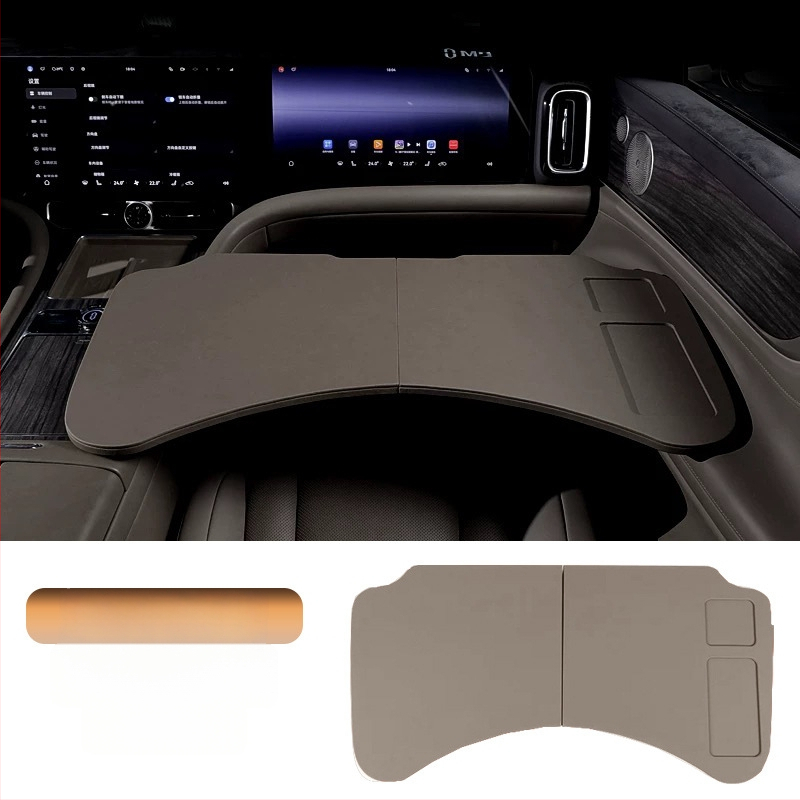 Sulankstomas automobilio staliukas priekyje ir galinėms sėdynėms — daugiadalykis biurui ir valgymui; medžiaga: medis ir kitos; montavimas prie sienos; universalus suderinamumas