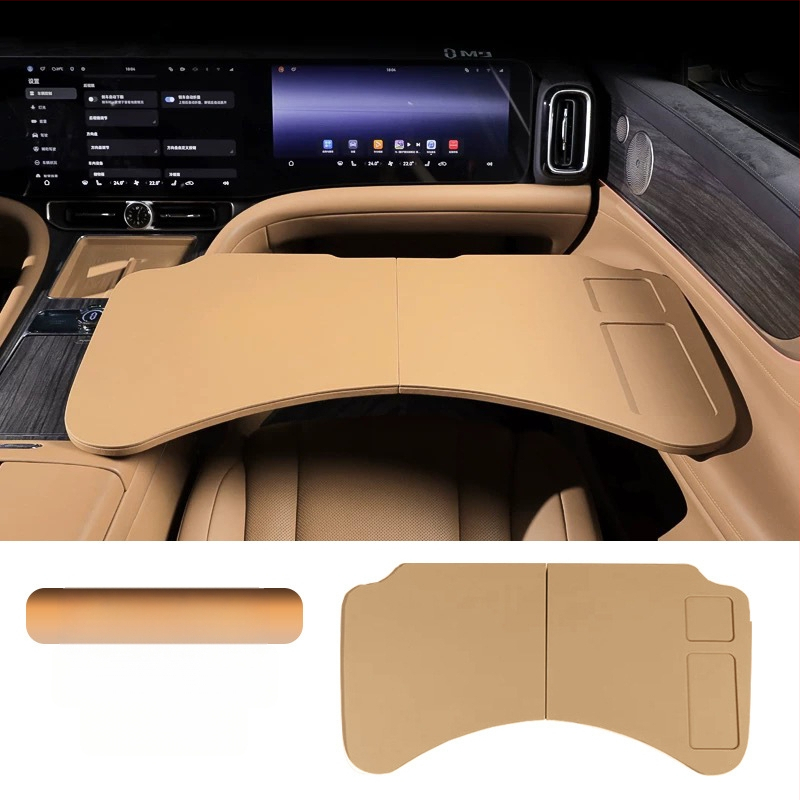 Sulankstomas automobilio staliukas priekyje ir galinėms sėdynėms — daugiadalykis biurui ir valgymui; medžiaga: medis ir kitos; montavimas prie sienos; universalus suderinamumas