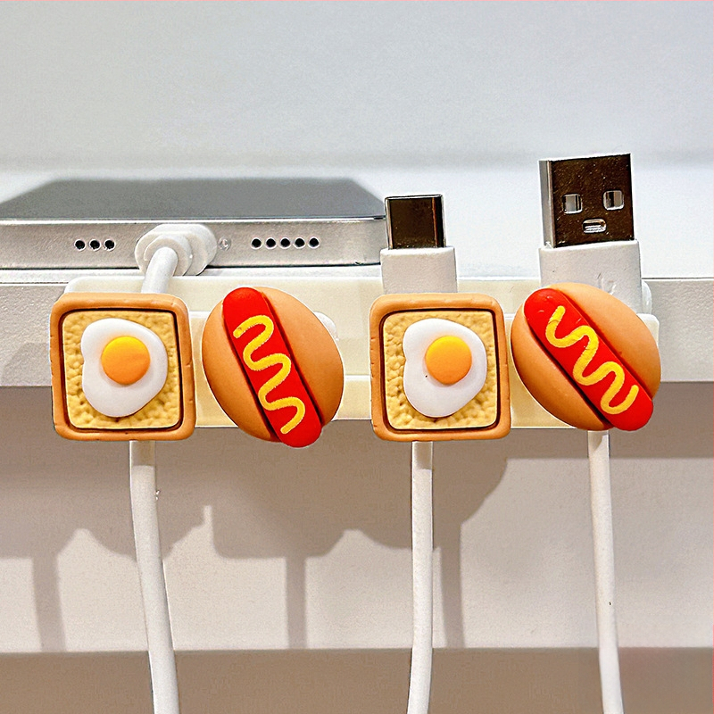 Οργανωτής καλωδίων για επιφάνεια εργασίας και κομοδίνο, αποθήκευση καλωδίων δεδομένων και φορτιστών, ABS υλικό