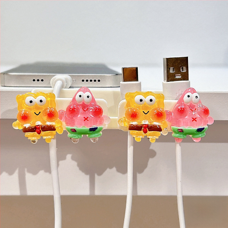 Οργανωτής καλωδίων για επιφάνεια εργασίας και κομοδίνο, αποθήκευση καλωδίων δεδομένων και φορτιστών, ABS υλικό