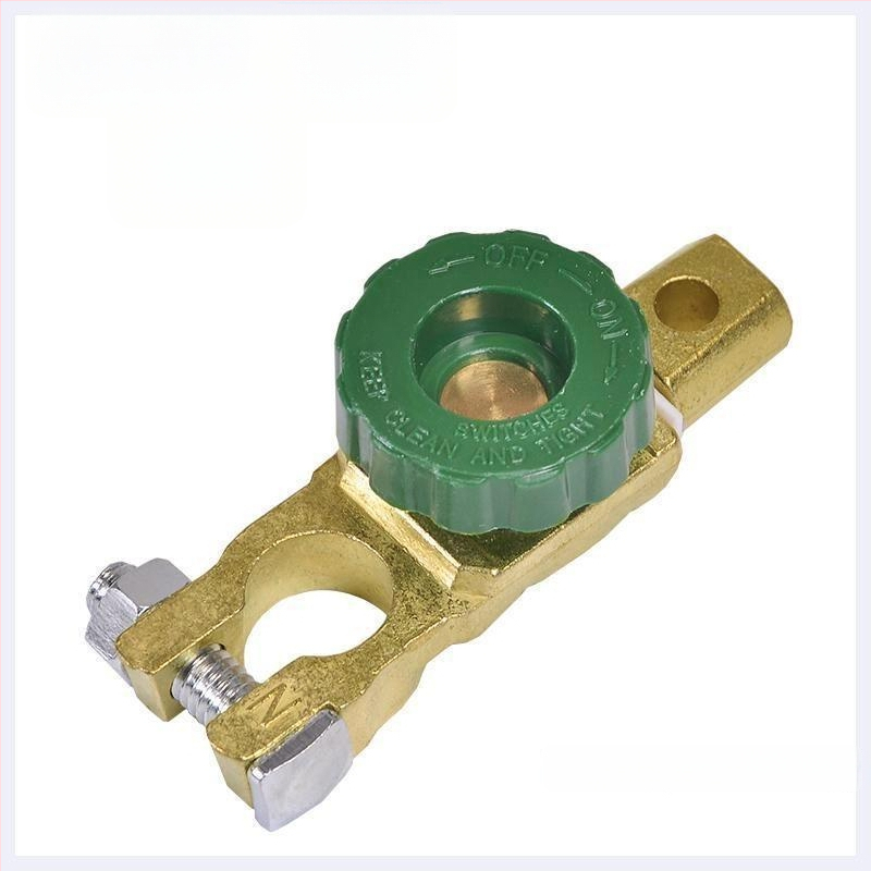 Automobiļa akumulatora atslēdzējs - tīrs vara, biezs dizains, pret noplūdēm skava, akumulatora termināla aizsardzība