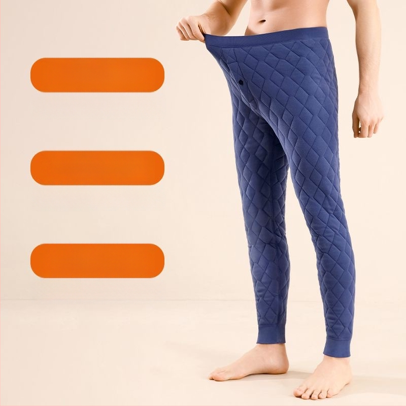 Yalu vunene termalne hlače – unisex, zimski visok pojas, flis podstava, debele