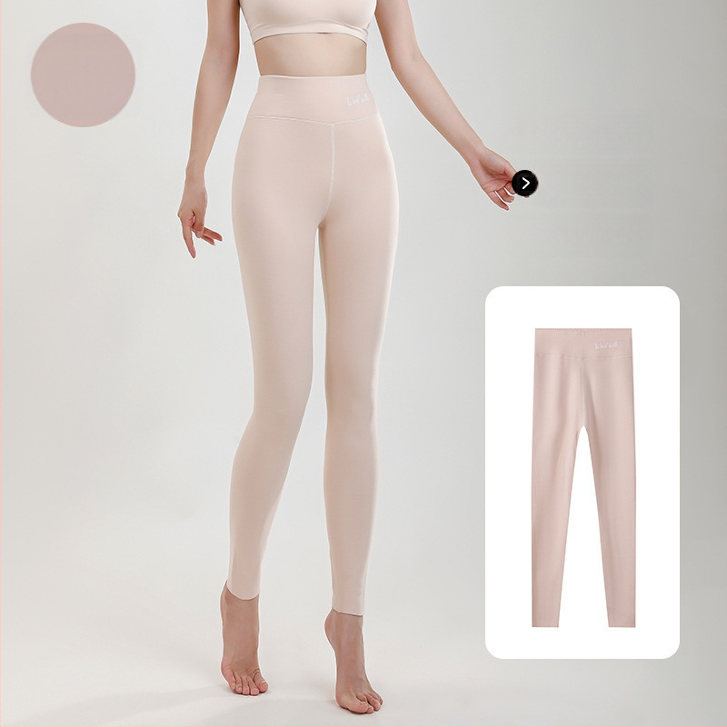 Sieviešu vilnas-silī termālie legingi, bieza flīša iekšējā oderē, augsta josta, bez šuvēm