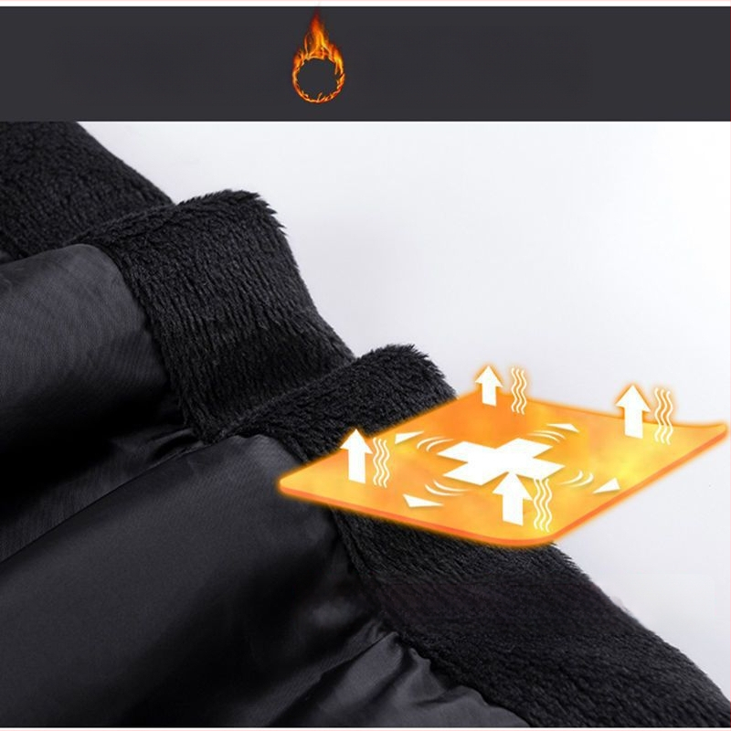 Női magas derekú, vastagított down nadrág, karcsúsított fazon, kétoldalas hőszigetelés, koreai stílusú téli nadrág