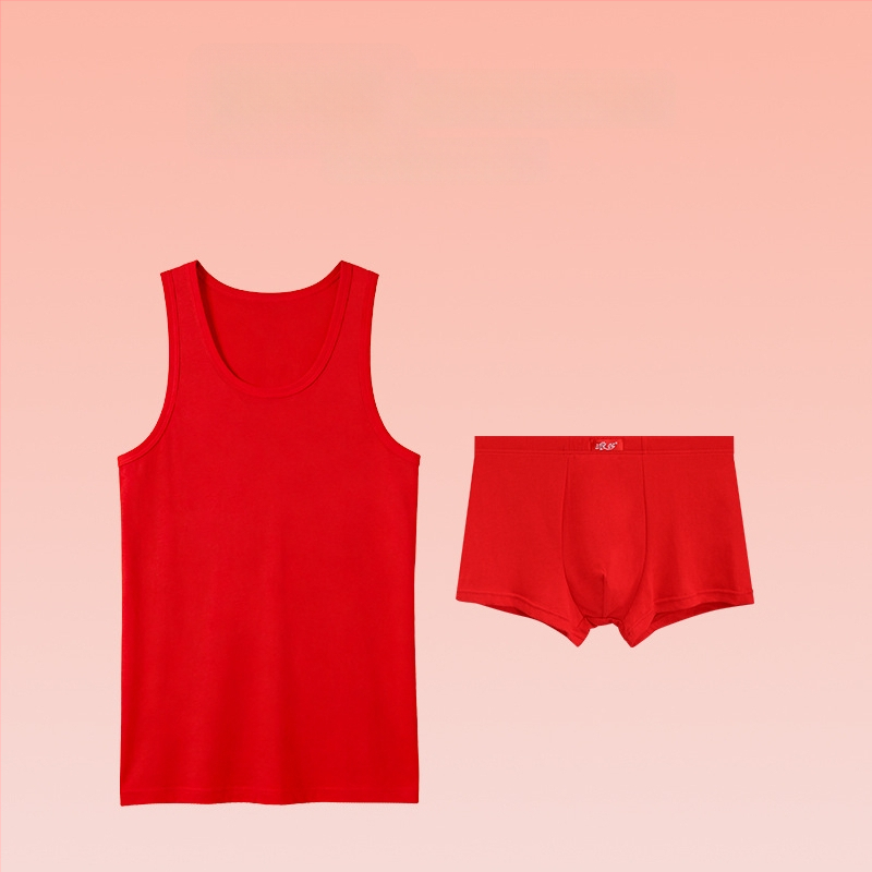 Langsha vīriešu I-veida veste, 100% kokvilna, apaļš kakls, bez piedurknēm, 161–180 g/m²