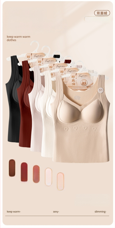 Lufanna Plašu plecu termālā bāzes veste, neilons 50–70% galvenais materiāls, 181–200 g/m² biezums, rudens–ziemas