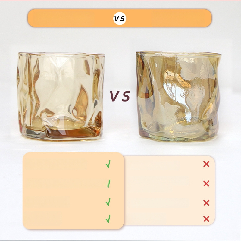 Stiklinė pasukamoji taurelė – modernus minimalistinis dizainas, be rankenos ir dangtelio, vienos sluoksnio konstrukcija, natrio kalcio stiklas, rankomis deginta, aukšta temperatūros atsparumas