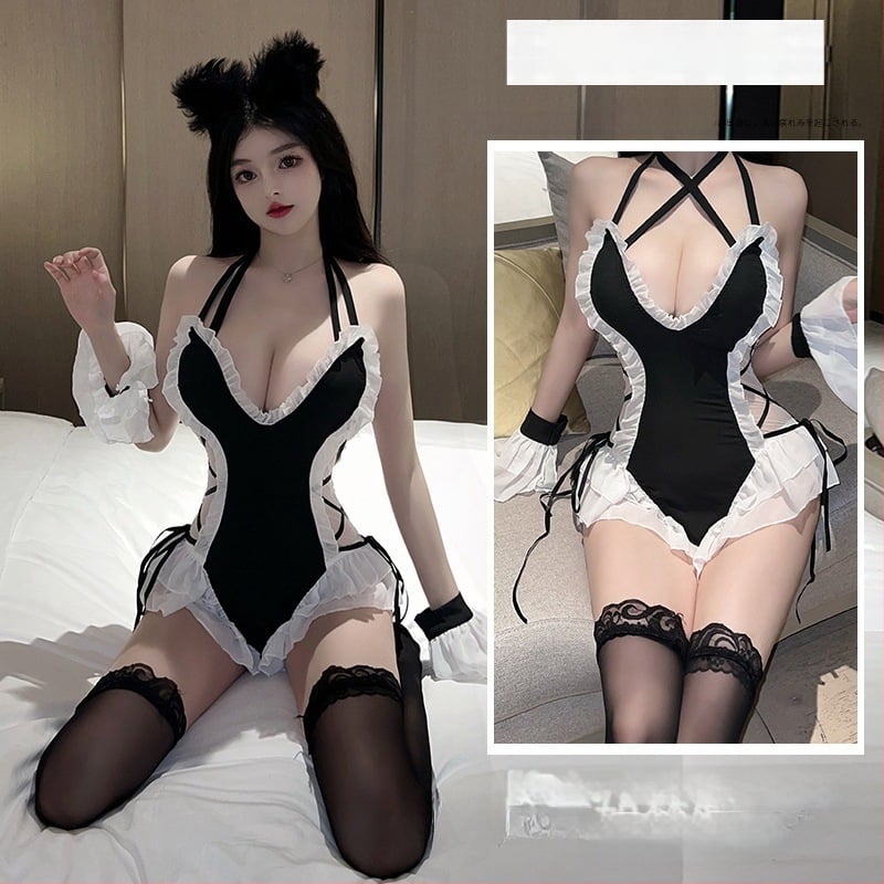 Nyuszi lány jelmez egyenruhás szerepjátékhoz — Anyag neve: Egyéb; Fő anyag összetétel: 30% alatt; Márka: I'm soft; Piacra kerülés: 2024 nyár