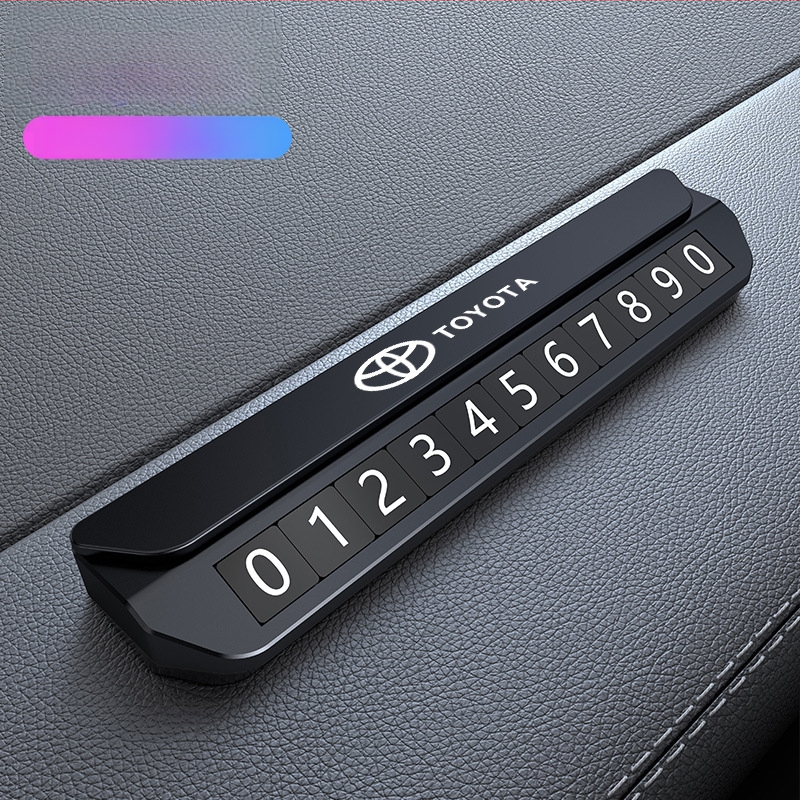 Elektroniska magnētiska numura displejs transportlīdzekļiem – metāla korpuss, slēpts pagaidu stāvvietas numurs